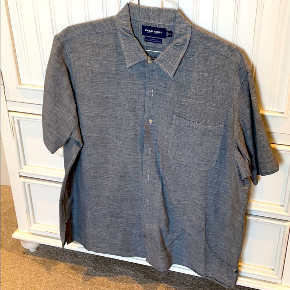 Ralph Lauren short sleeve men’s button down XL